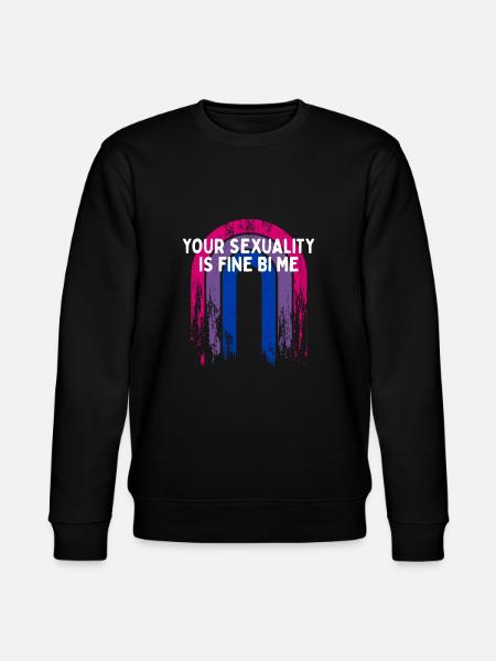 Din seksualitet er bra Bi Me Bisexual - Stanley/Stella CHANGER økologisk unisex-sweatshirt - svart
