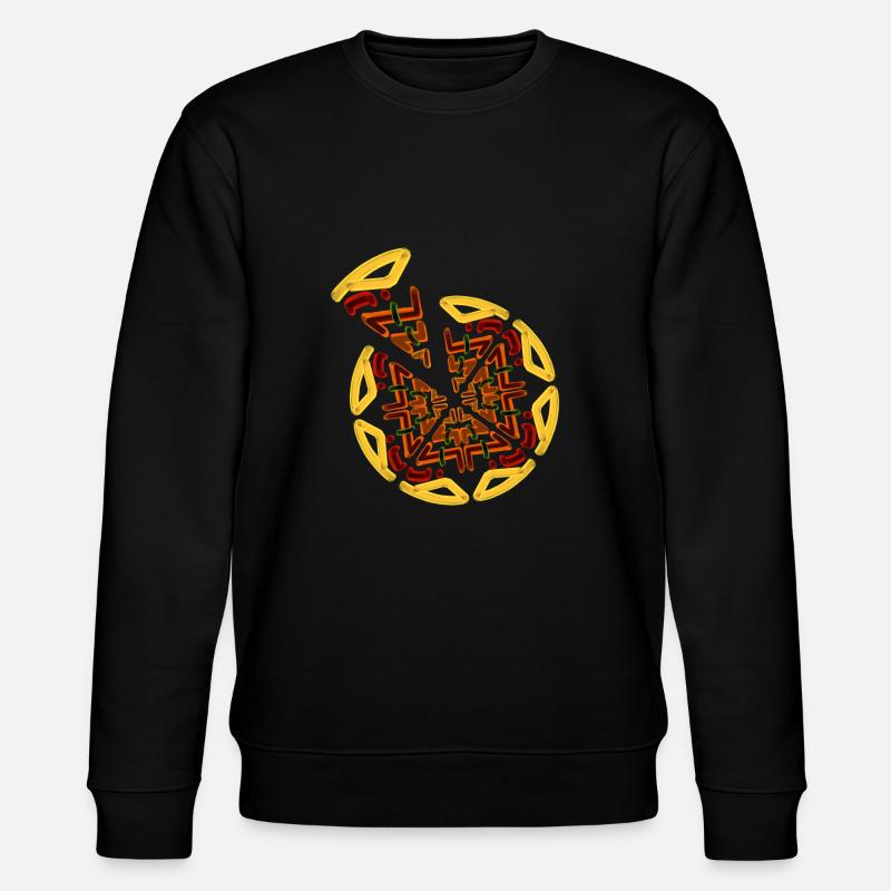 L’heure de la pizza - Sweat bio CHANGER Stanley/Stella Unisexe - noir