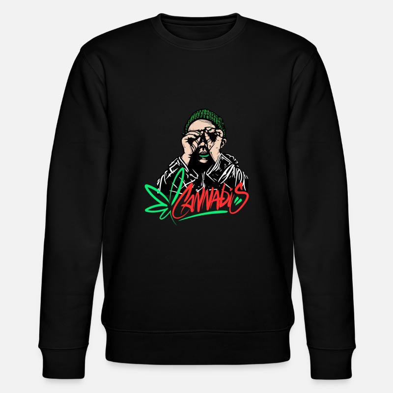 Canabis Men - Stanley/Stella Unisex Bio-Sweatshirt CHANGER  - Schwarz