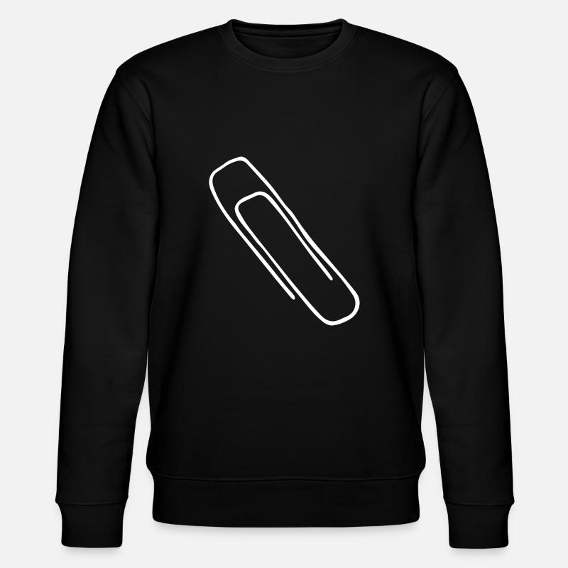 Büroklammer - Stanley/Stella Unisex Bio-Sweatshirt CHANGER  - Schwarz