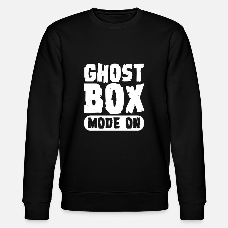 Ghost box Mode on - Stanley/Stella CHANGER Unisex Organic Sweatshirt - black