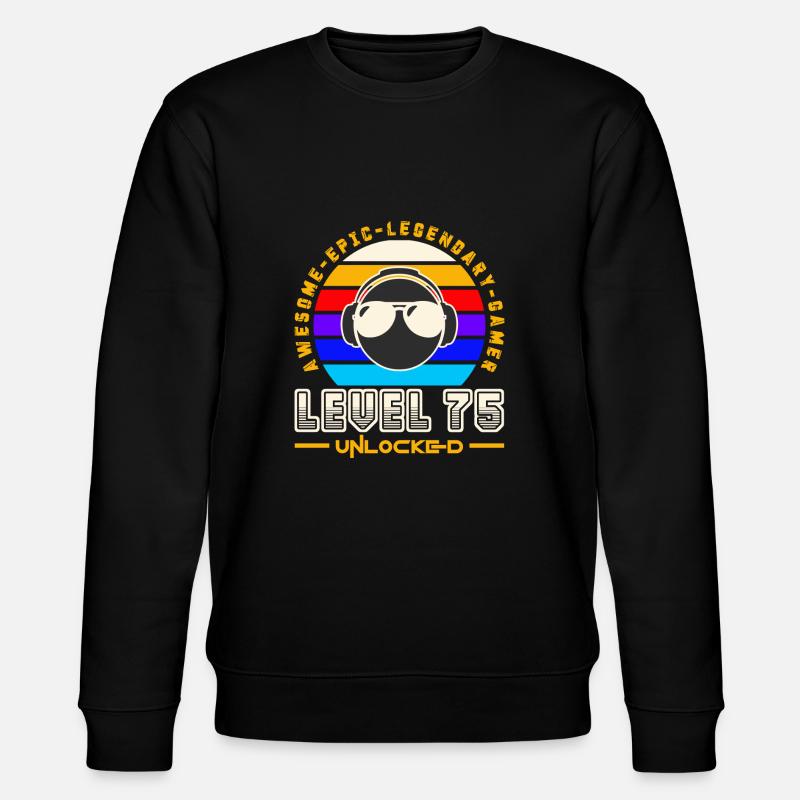 Level 75 - Sweat bio CHANGER Stanley/Stella Unisexe - noir