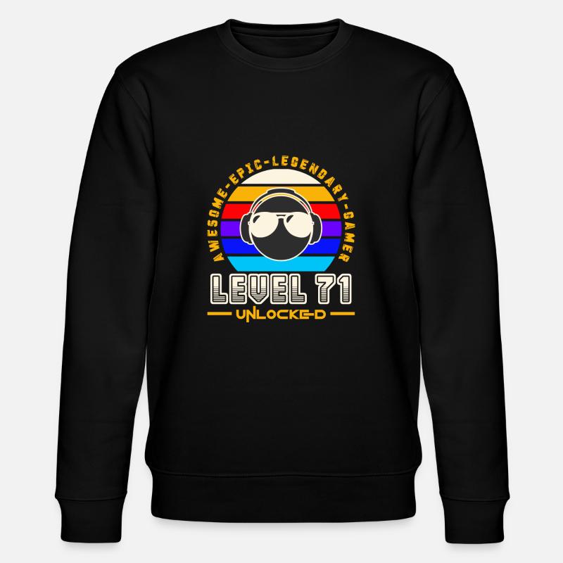 Level 71 - Sweat bio CHANGER Stanley/Stella Unisexe - noir