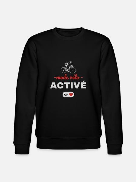 Mode Vélo activé - Idée cadeau - Sweat bio CHANGER Stanley/Stella Unisexe - noir