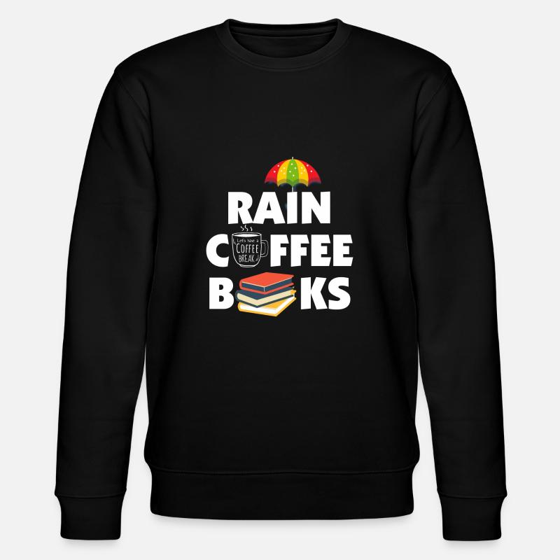 Rain Coffee Books - Stanley/Stella Unisex Bio-Sweatshirt CHANGER  - Schwarz
