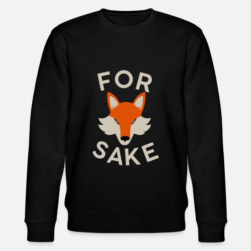 Fox Sake - Stanley/Stella CHANGER Unisex Organic Sweatshirt - black