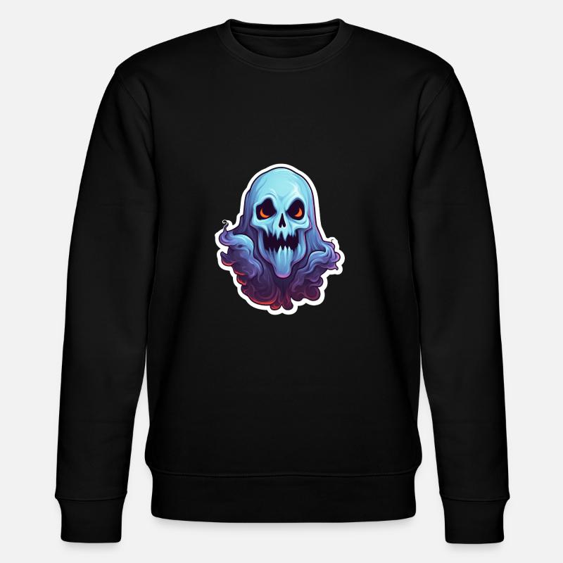 Fantôme d’Halloween - Sweat bio CHANGER Stanley/Stella Unisexe - noir
