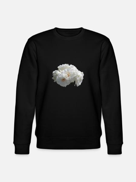 White rose bush - Stanley/Stella CHANGER Unisex Organic Sweatshirt - black