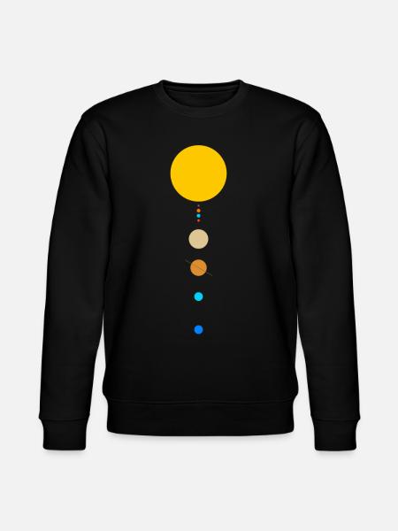 Solar System - Stanley/Stella CHANGER Unisex Organic Sweatshirt - black