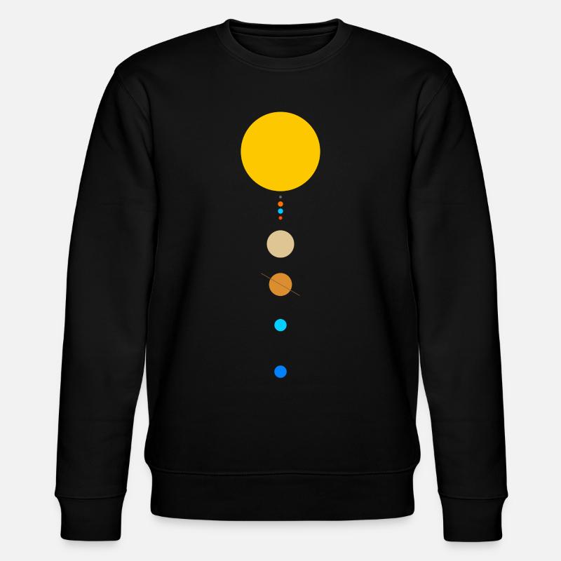 Solar System - Stanley/Stella CHANGER Unisex Organic Sweatshirt - black