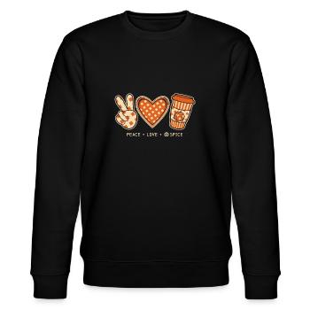 Citrouille Spice Latte Citrouille Automne Esthétique - Sweat bio CHANGER Stanley/Stella Unisexe - noir - Devant - Nik (191cm) & Marisol (170cm)