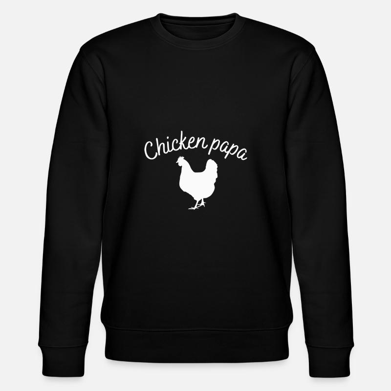 chicken papa - Sweat bio CHANGER Stanley/Stella Unisexe - noir
