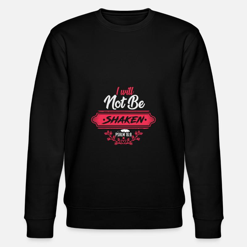 bibel psalm - Stanley/Stella Unisex Bio-Sweatshirt CHANGER  - Schwarz