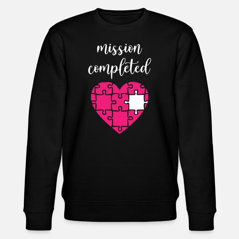 Mission Completed Puzzle - Stanley/Stella Unisex Bio-Sweatshirt CHANGER  - Schwarz