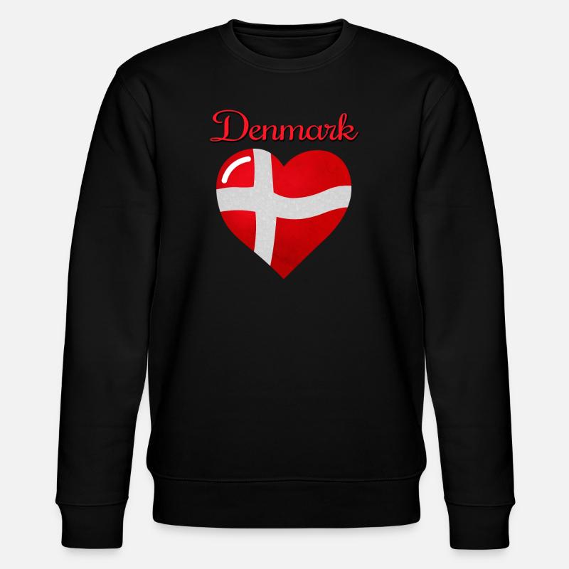 Drapeau du Danemark - Sweat bio CHANGER Stanley/Stella Unisexe - noir