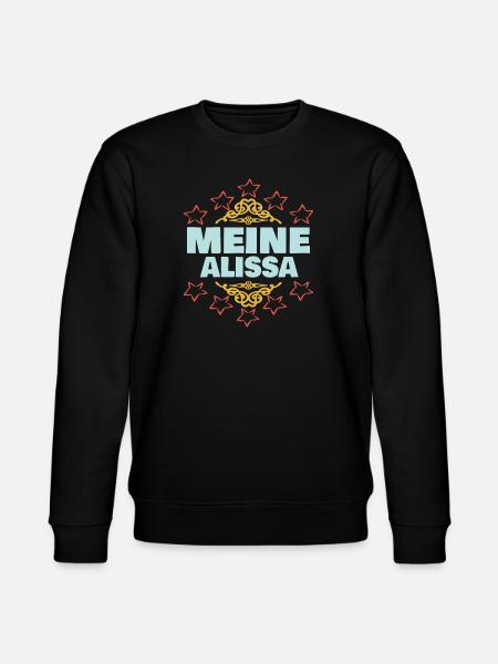 Alissa als Mädchen - Stanley/Stella Unisex Bio-Sweatshirt CHANGER - Schwarz