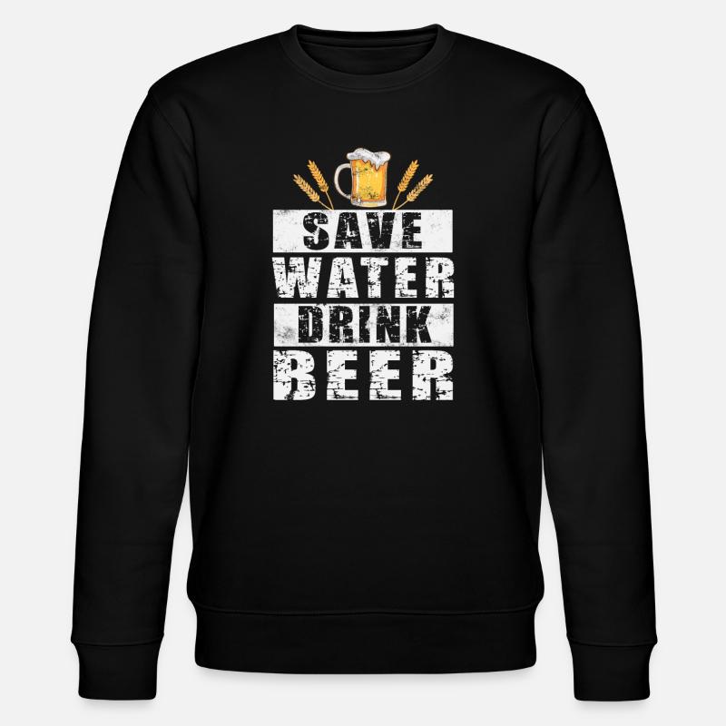 Bier - Stanley/Stella Unisex Bio-Sweatshirt CHANGER - Schwarz