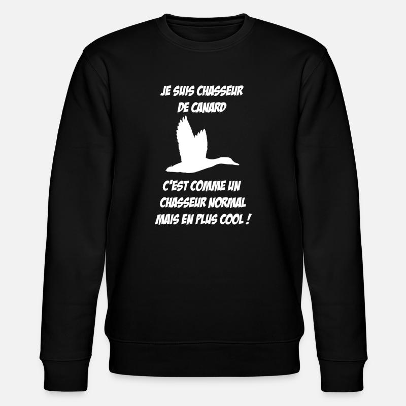 chasseur de canard - Sweat bio CHANGER Stanley/Stella Unisexe - noir