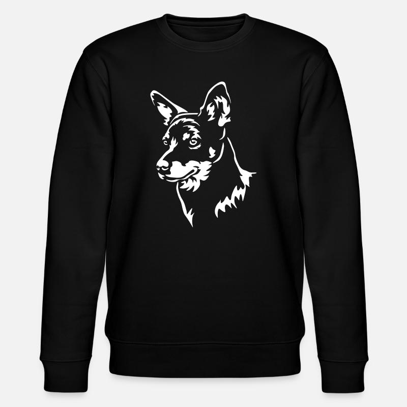 Lancashire Heeler Head « Black Edition » - Sweat bio CHANGER Stanley/Stella Unisexe - noir
