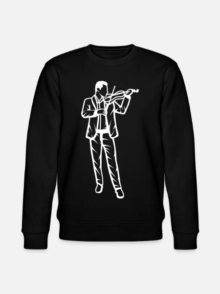 Violinist - Stanley/Stella CHANGER Unisex Organic Sweatshirt - black