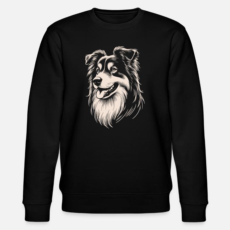 berger australien traits - Sweat bio CHANGER Stanley/Stella Unisexe - noir
