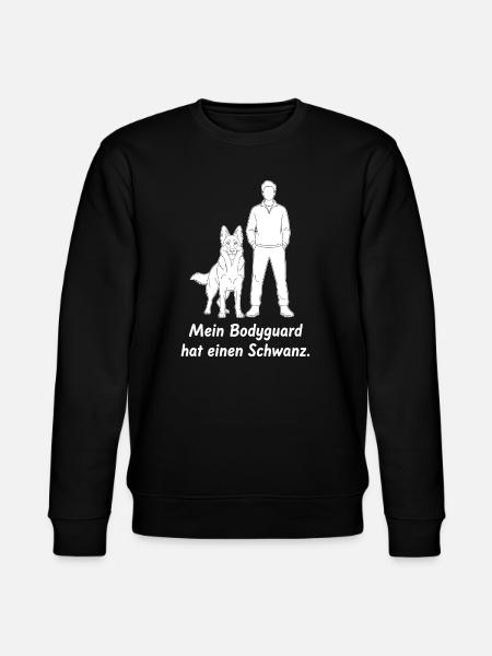 My bodyguard has a cock. - Stanley/Stella CHANGER Unisex Organic Sweatshirt - black