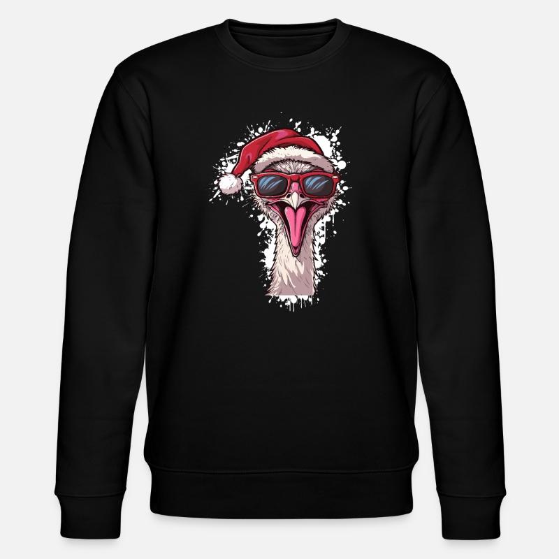 Bouquet Noël Drôle - Sweat bio CHANGER Stanley/Stella Unisexe - noir