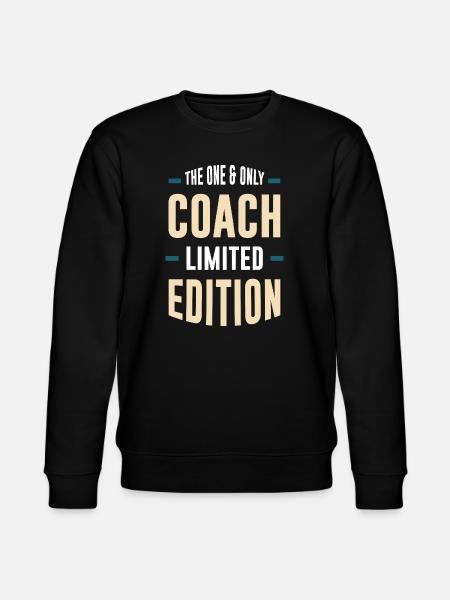 Limitierte Coach Edition - Stanley/Stella Unisex Bio-Sweatshirt CHANGER - Schwarz