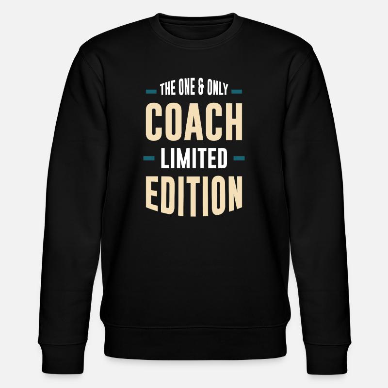 Limited Coach Edition - Stanley/Stella CHANGER Unisex Organic Sweatshirt - black