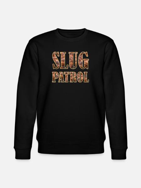SLUGPATROL Snails Gardening Garden Friend - Stanley/Stella CHANGER Unisex Organic Sweatshirt - black