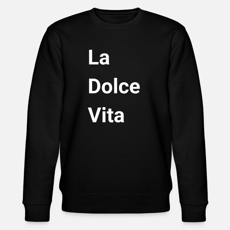 La Dolce Vita - Stanley/Stella CHANGER Unisex Organic Sweatshirt - black