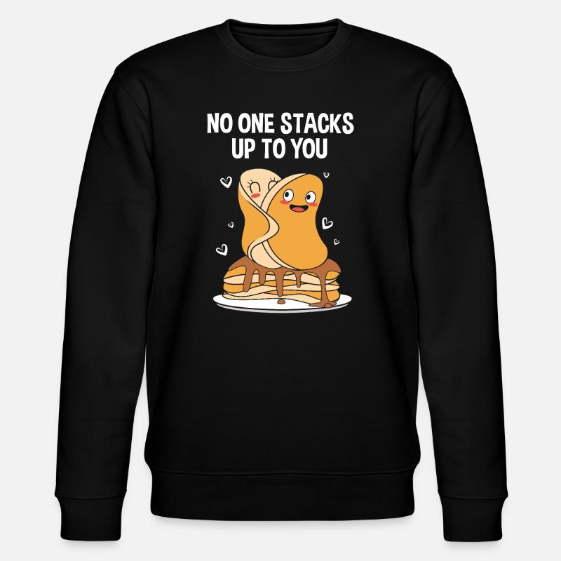 Pfannkuchen - Stanley/Stella Unisex Bio-Sweatshirt CHANGER  - Schwarz