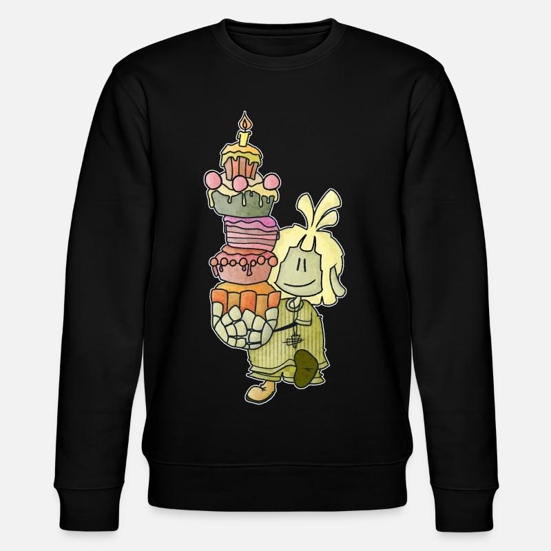 Mael - der Kuchen-Einsatz! / - Stanley/Stella Unisex Bio-Sweatshirt CHANGER  - Schwarz