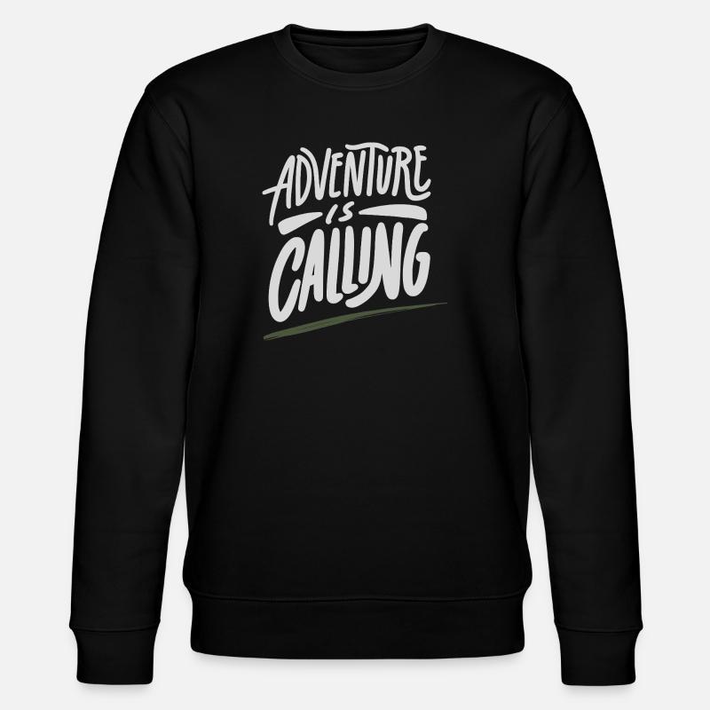 Adventure is calling - Stanley/Stella Unisex Bio-Sweatshirt CHANGER  - Schwarz