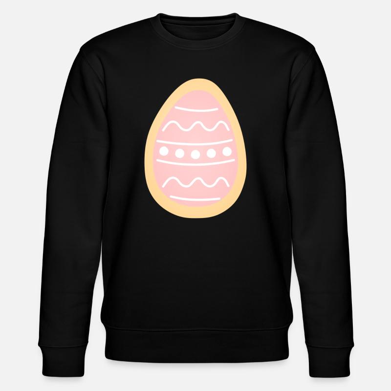 Pastell-Ostereier-Keks - Stanley/Stella Unisex Bio-Sweatshirt CHANGER  - Schwarz
