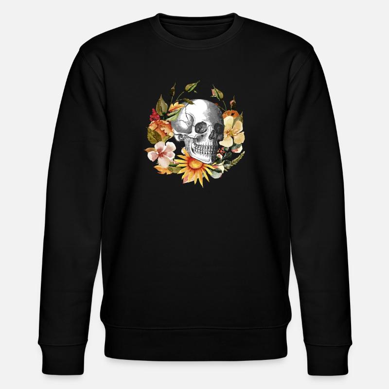 Skull - Stanley/Stella CHANGER Unisex Organic Sweatshirt - black