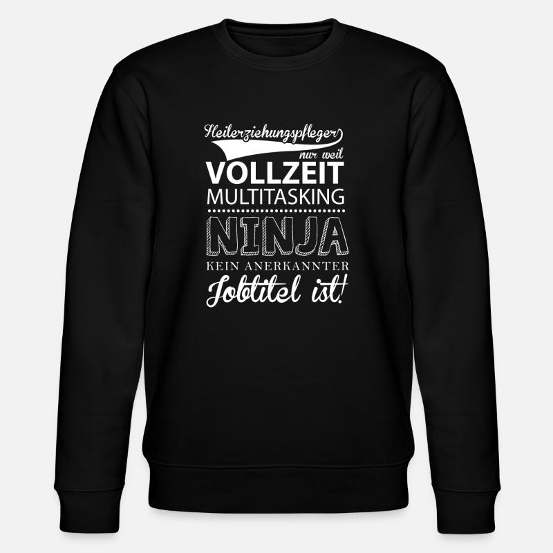 HEP Shirt-Multitasking - Stanley/Stella Unisex Bio-Sweatshirt CHANGER  - Schwarz