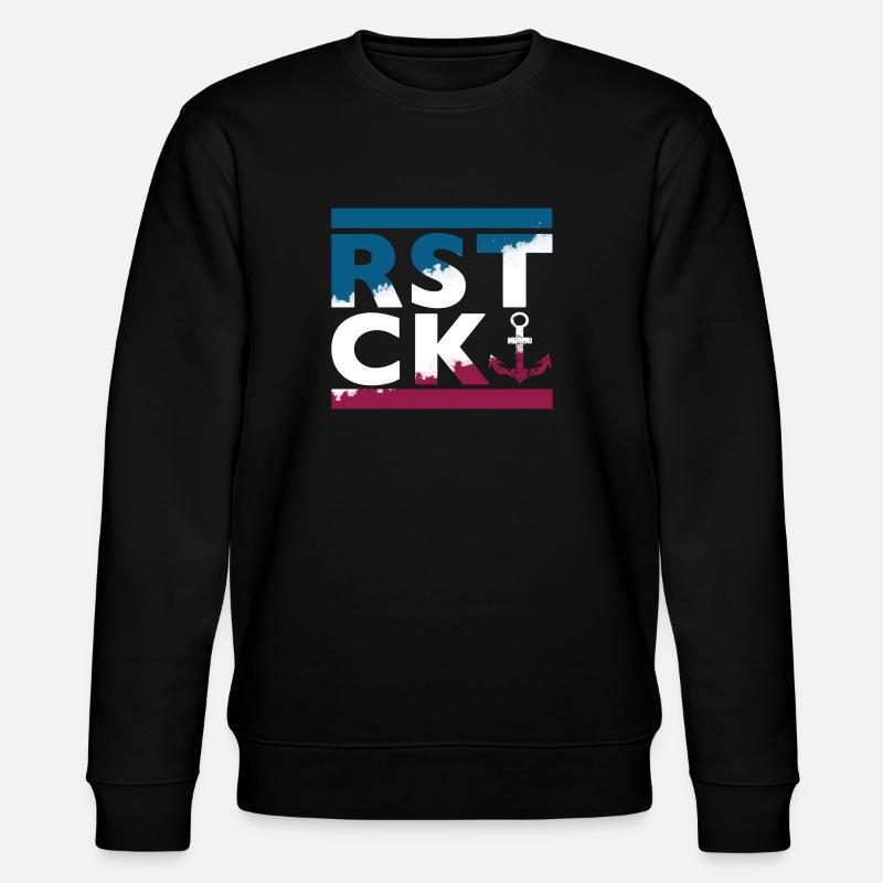 Hansestadt Rostock Anker - Stanley/Stella Unisex Bio-Sweatshirt CHANGER  - Schwarz