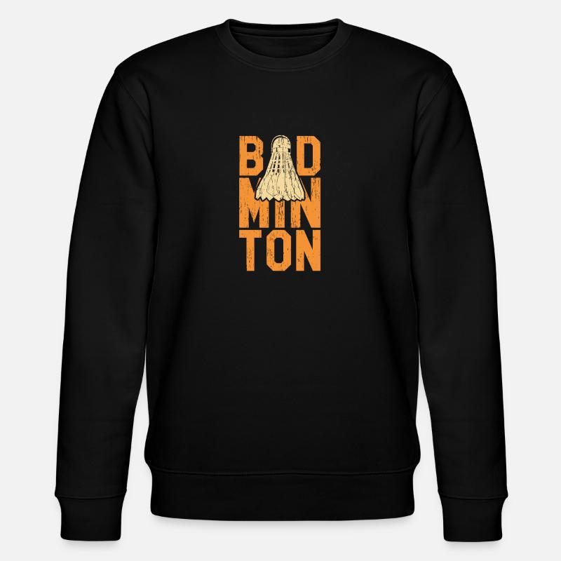 badminton - Sweat bio CHANGER Stanley/Stella Unisexe - noir