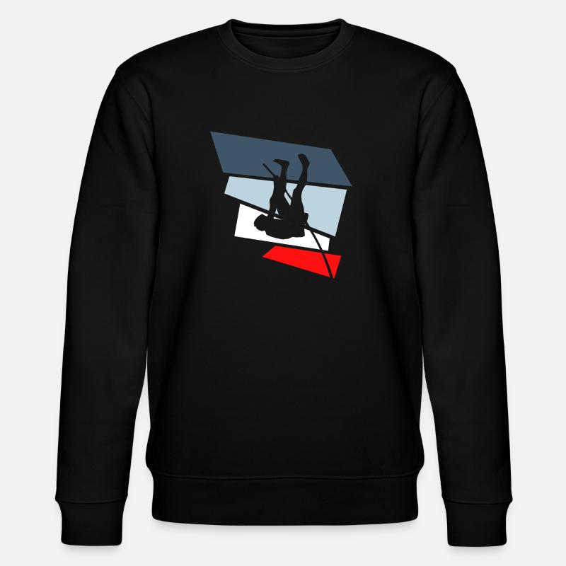 saut à la perche - Sweat bio CHANGER Stanley/Stella Unisexe - noir