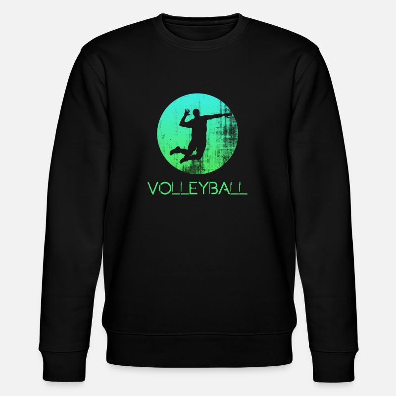 volleyball - Stanley/Stella Unisex Bio-Sweatshirt CHANGER  - Schwarz