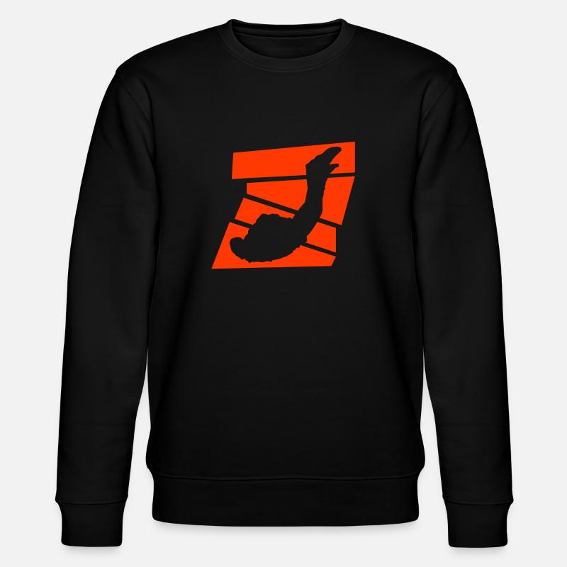 Parachutisme - Sweat bio CHANGER Stanley/Stella Unisexe - noir