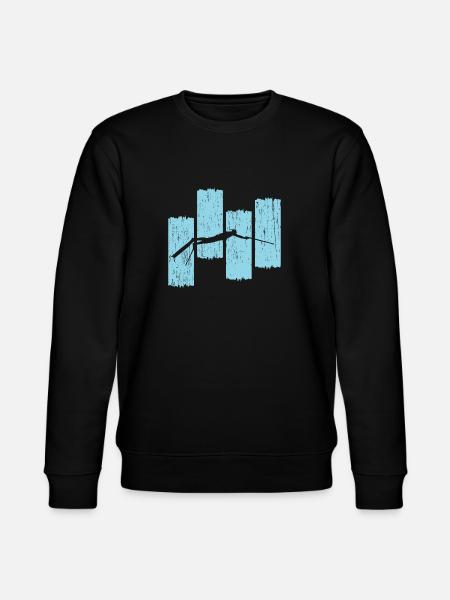 Spearfishing Ocean Gift - Stanley/Stella CHANGER Unisex Organic Sweatshirt - black