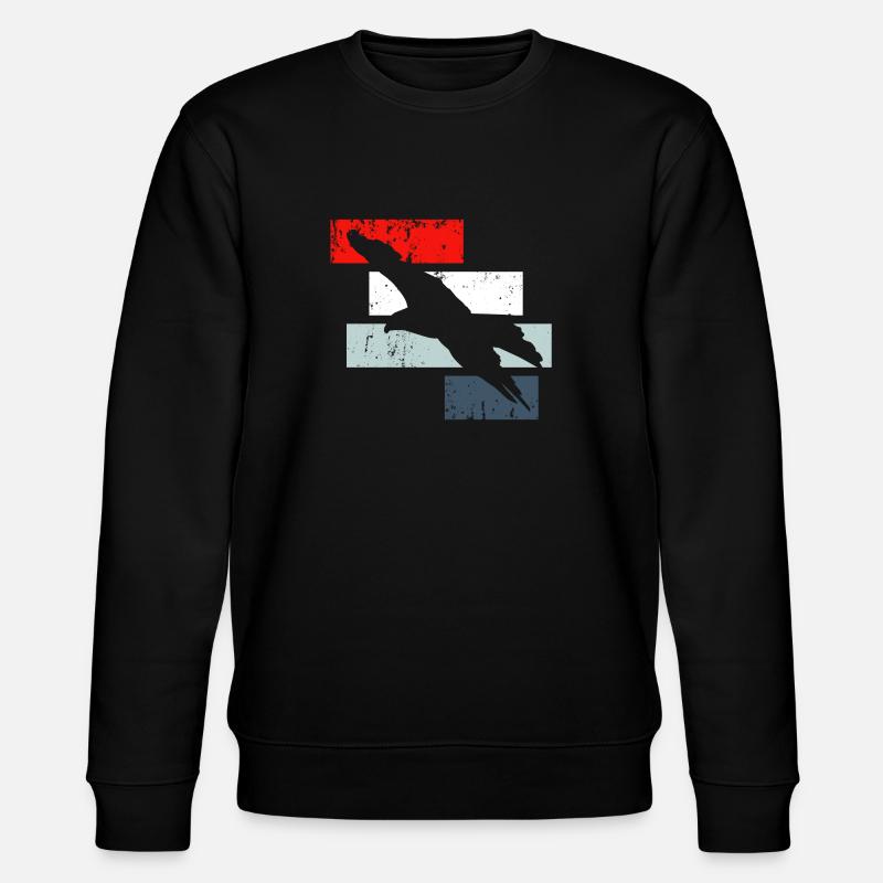 Adler - Stanley/Stella Unisex Bio-Sweatshirt CHANGER  - Schwarz