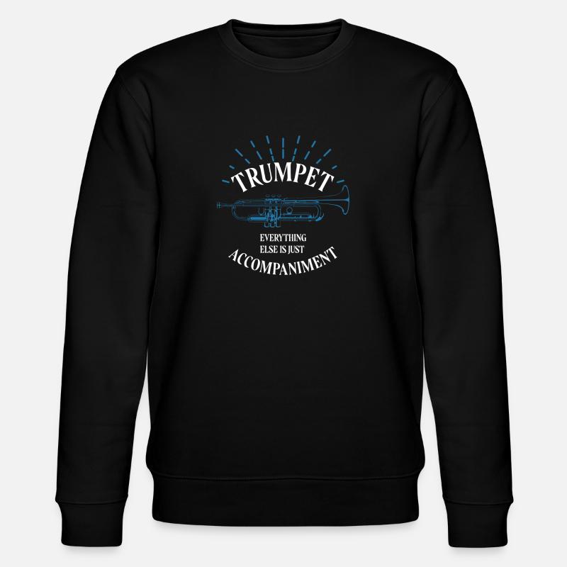 Trompete Geschenk - Stanley/Stella Unisex Bio-Sweatshirt CHANGER  - Schwarz