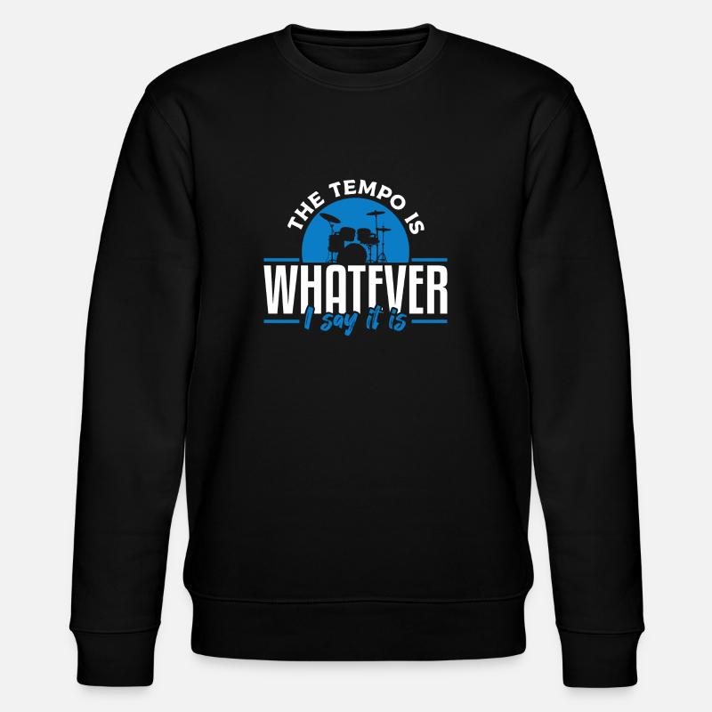 Percussion Tempo - Stanley/Stella CHANGER Unisex Organic Sweatshirt - black