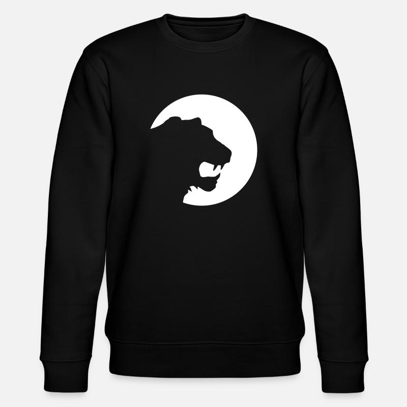 Tiger - Stanley/Stella Unisex Bio-Sweatshirt CHANGER  - Schwarz