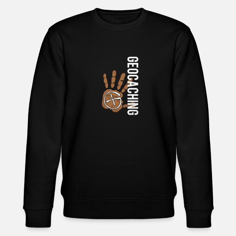 geocaching gift - Stanley/Stella CHANGER Unisex Organic Sweatshirt - black