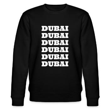 Dubai - Stanley/Stella Unisex Bio-Sweatshirt CHANGER  - Schwarz - Vorne - Nik (191cm) & Marisol (170cm)