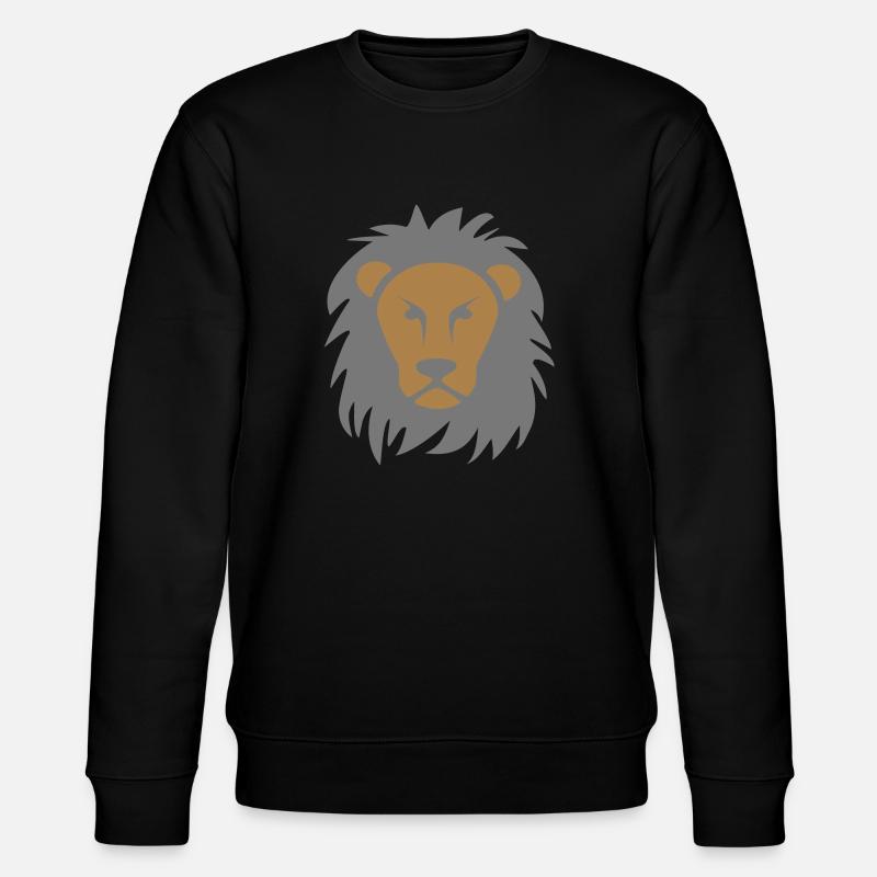 Löwe - Stanley/Stella Unisex Bio-Sweatshirt CHANGER  - Schwarz